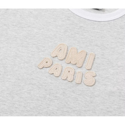 [New] Ami Paris Applique Logo Tee