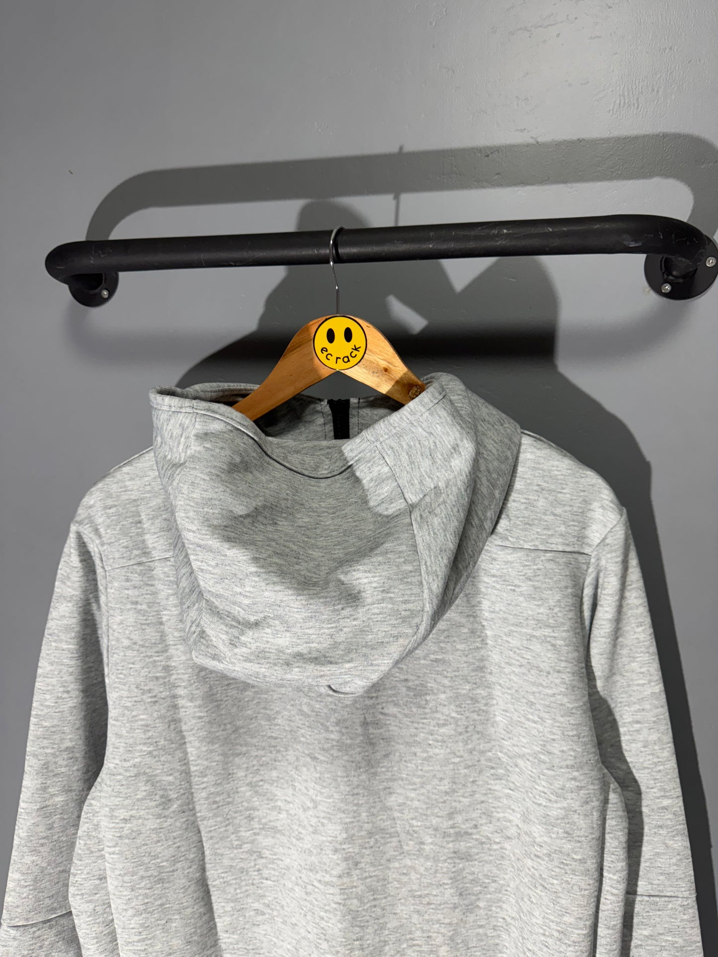 [New] Nike Techfleece Hoodie (Gray)