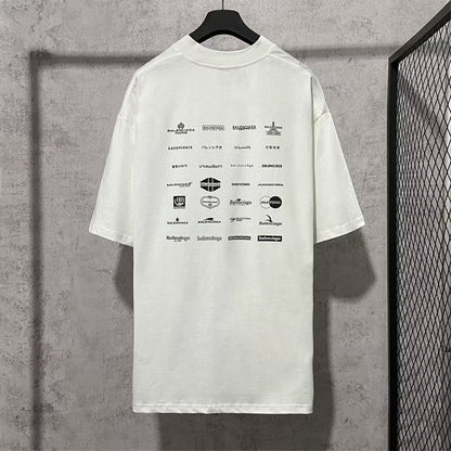 [New] Balenciaga Archive Logo Tee