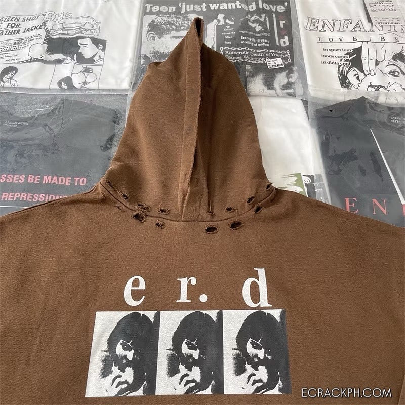[New] Enfants Riches Deprimes Distressed  ‘Louise’ Hoodie