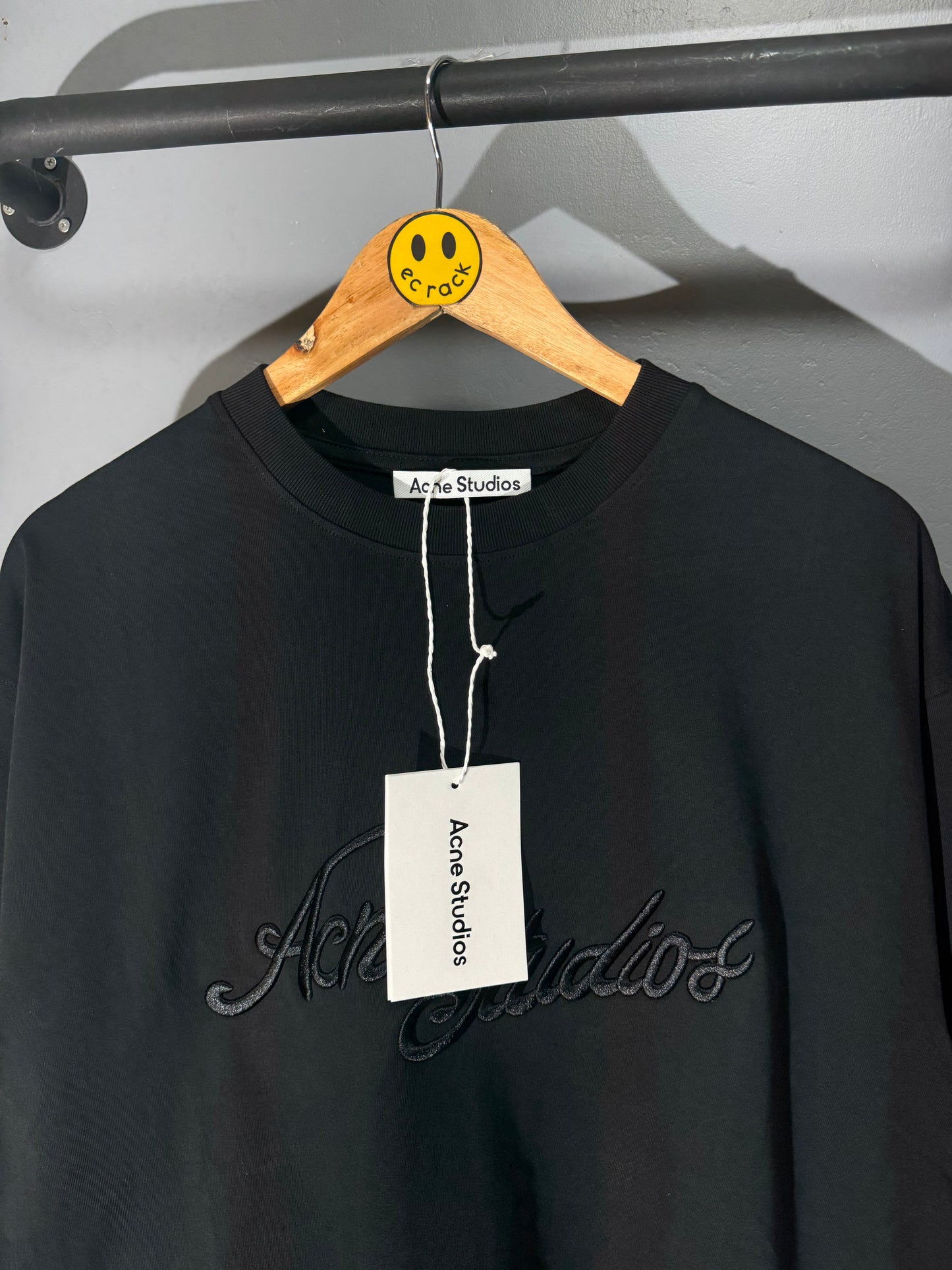 [New] Acne Studios Embroidered Logo Tee