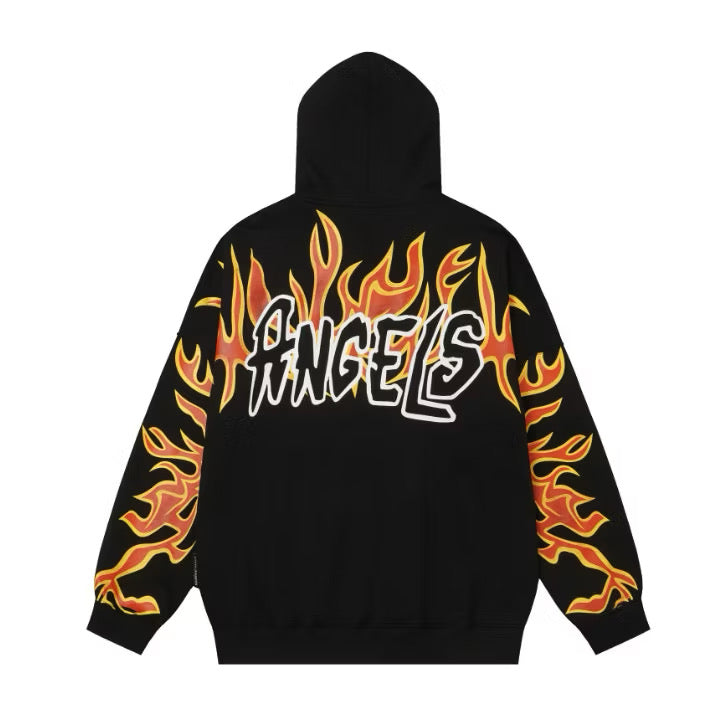 [New] Palm Angels Flame Hoodie