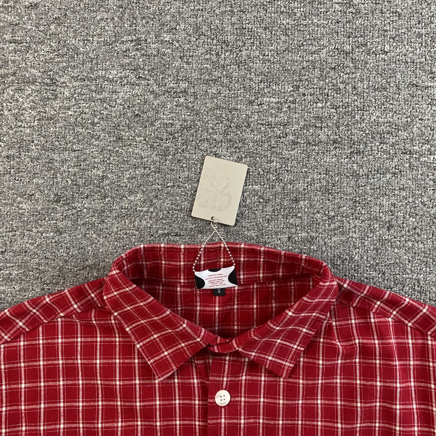 [New] Mertra Checkered Boxy Crop Polo