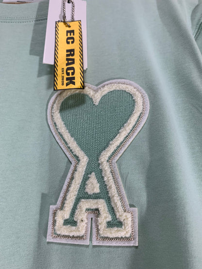 Ami Heart Logo Tee (Mint Green)