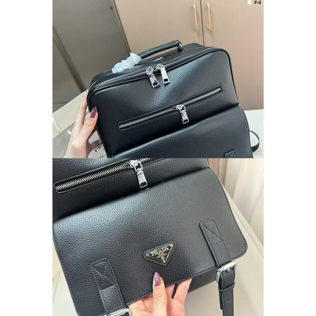 [New] Prada Leather Backpack