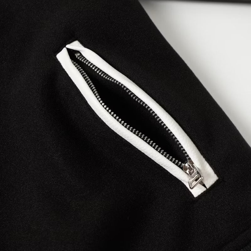 [New] Amiri Varsity Jacket (Black)