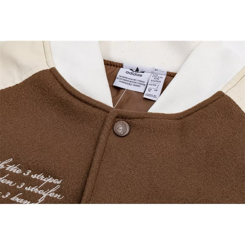 [New] Adidas College Varsity Jacket