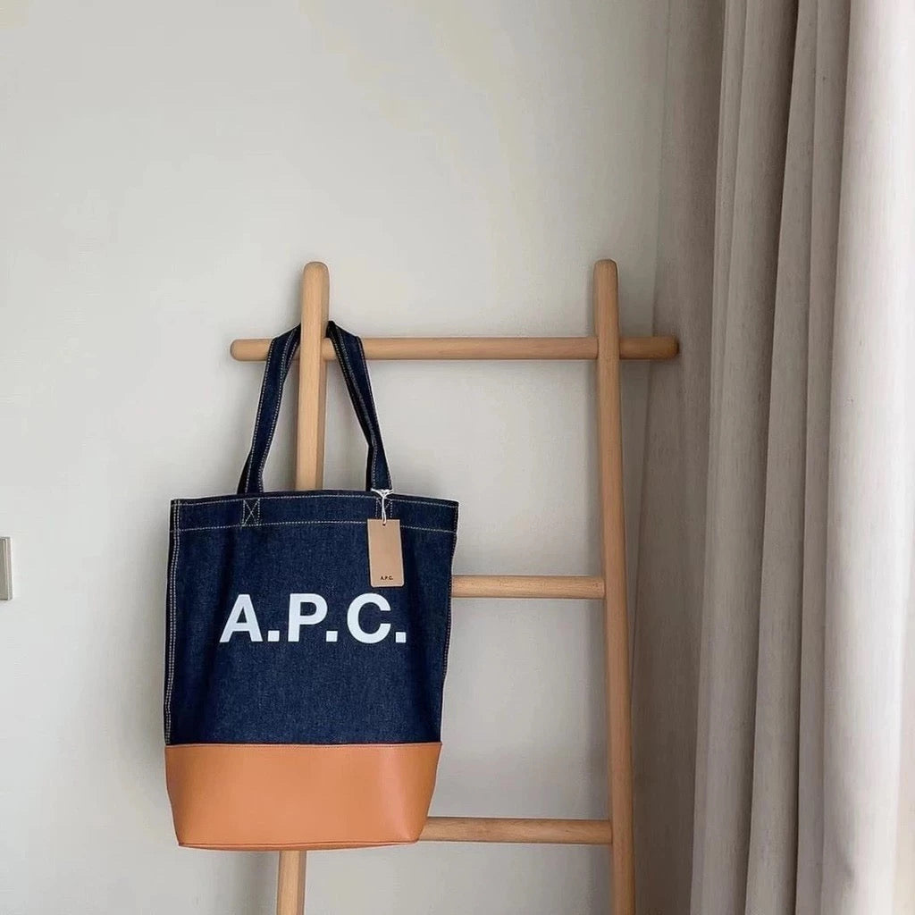 [New] APC Axel Denim Tote Bag