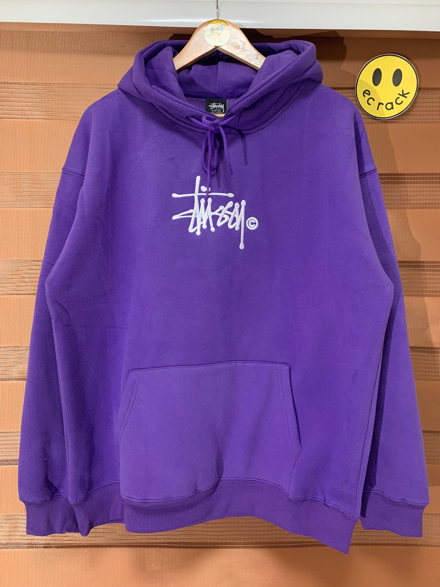 Stus/sy Embroidered Logo Hoodie