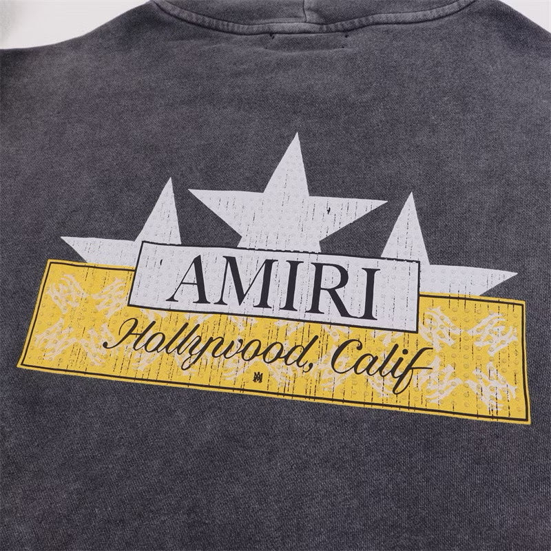 [New] Amiri 'Calif' Washed Hoodie