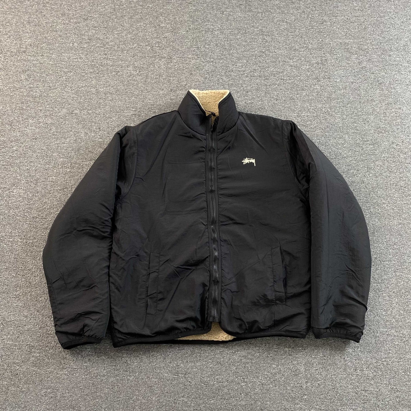[New] Stussy Sherpa Reversible Jacket