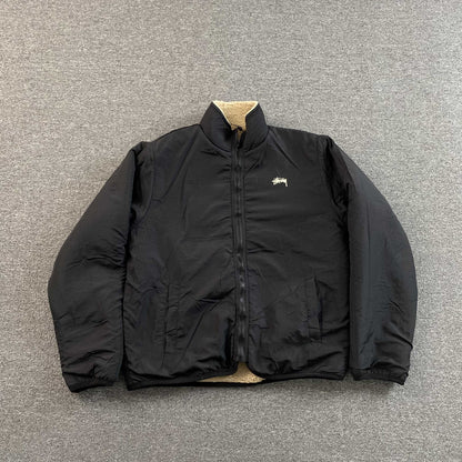 [New] Stussy Sherpa Reversible Jacket