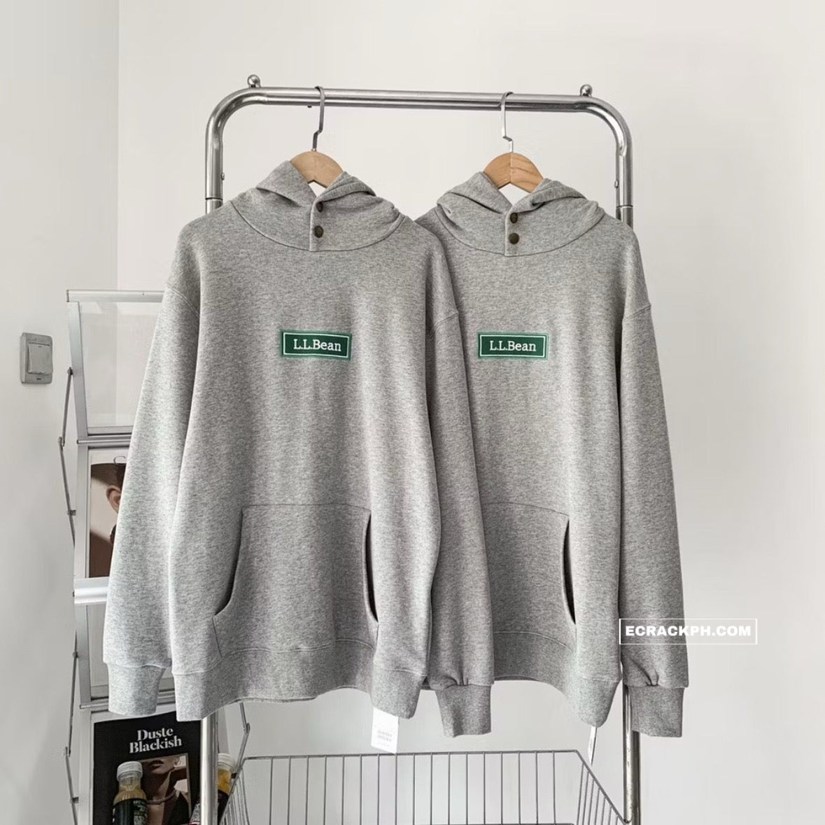 [New] LL Bean Box Logo Hoodie