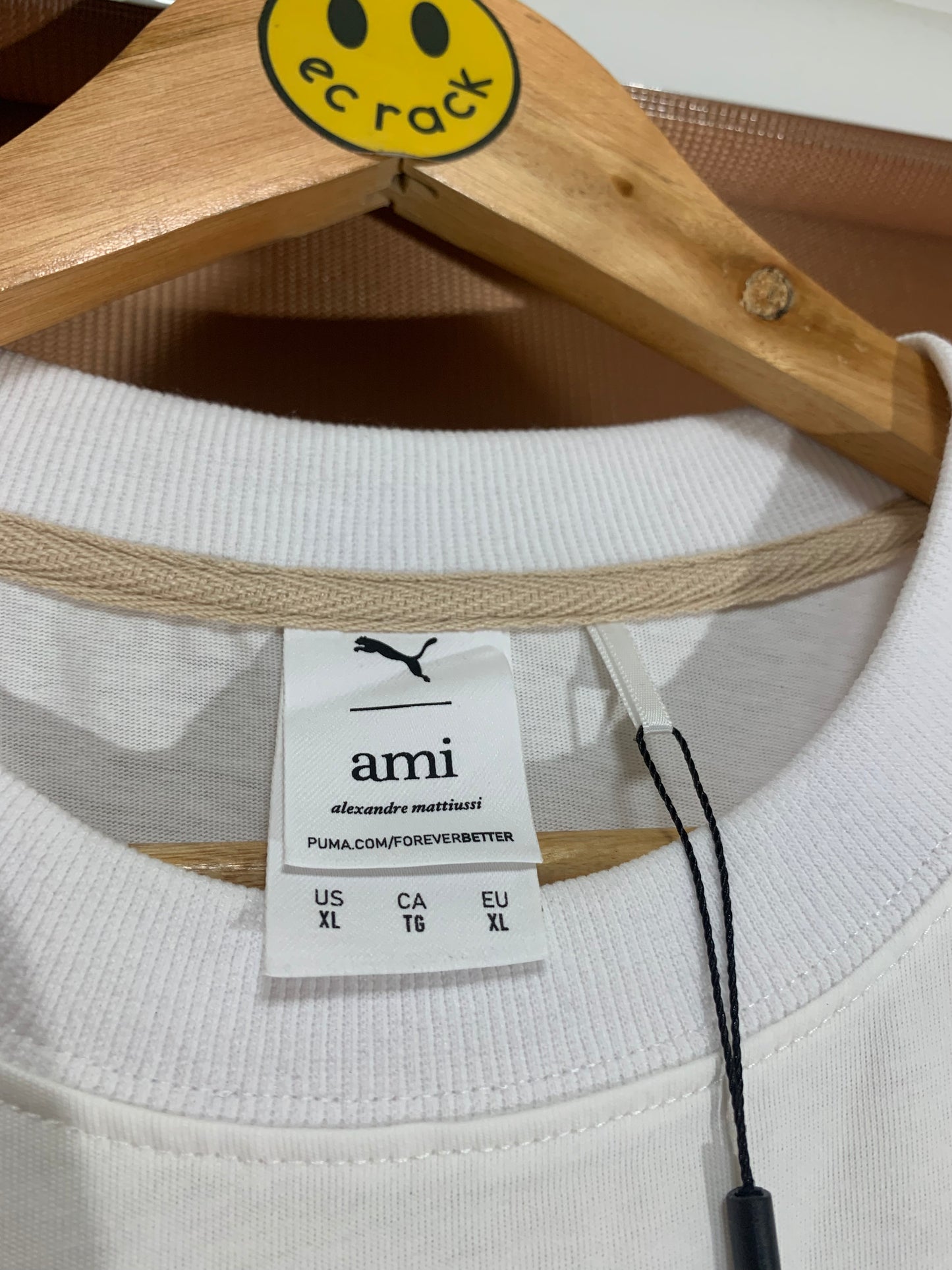 Ami x Puma Logo Tee (White)