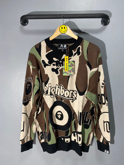 Bape X Neighborhood Knitted Sweatshirt