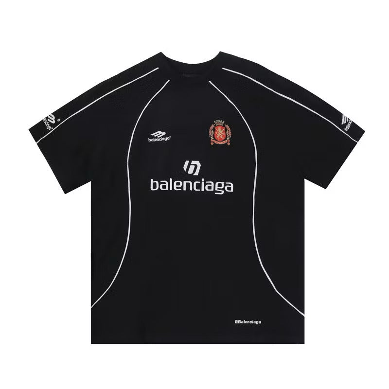 Balenciaga Football Jersey Tee (Black)