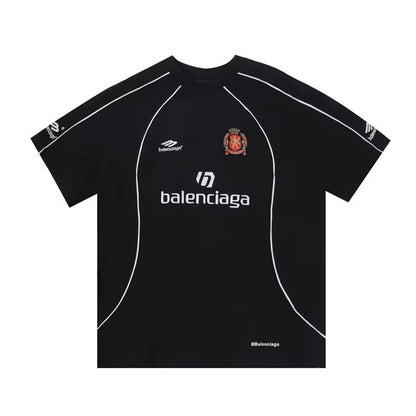 Balenciaga Football Jersey Tee (Black)