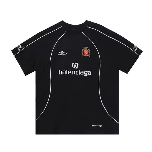 Balenciaga Football Jersey Tee (Black)