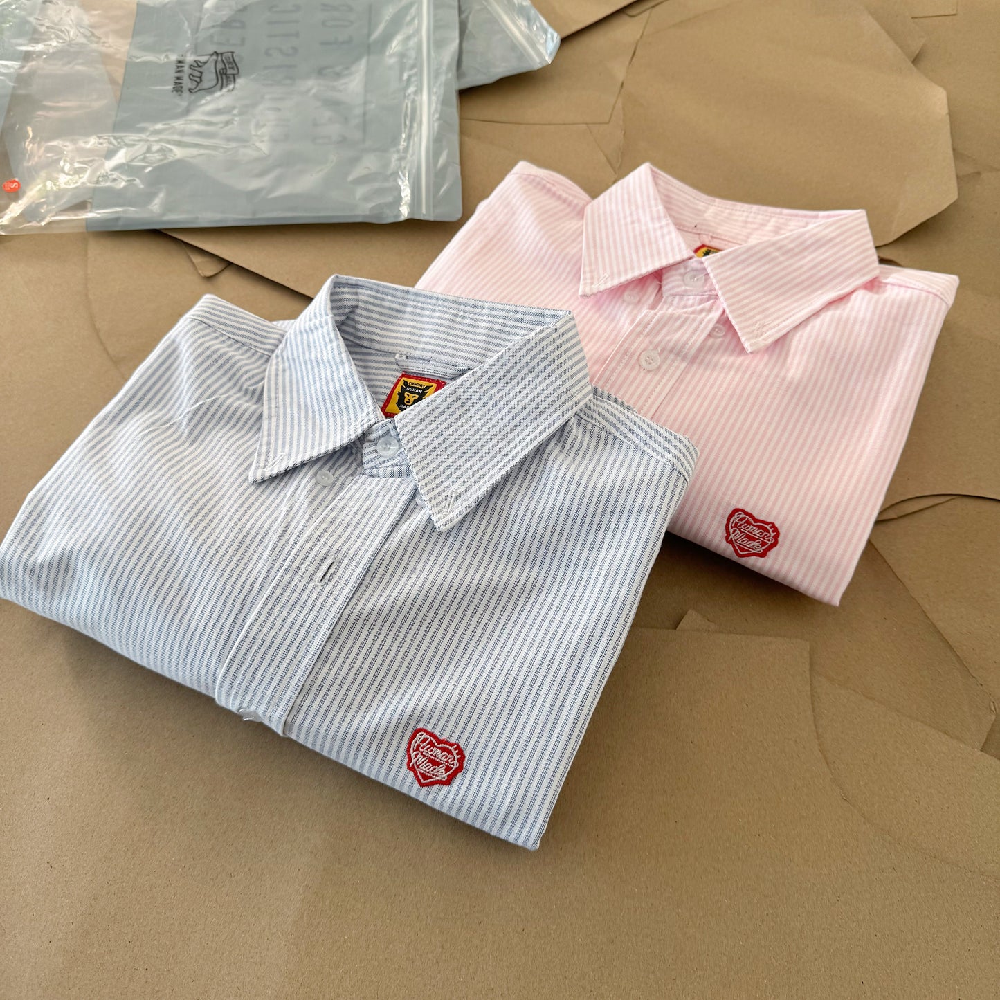 [New] Human Made Pinstripe Buttondown Polo Longsleeve