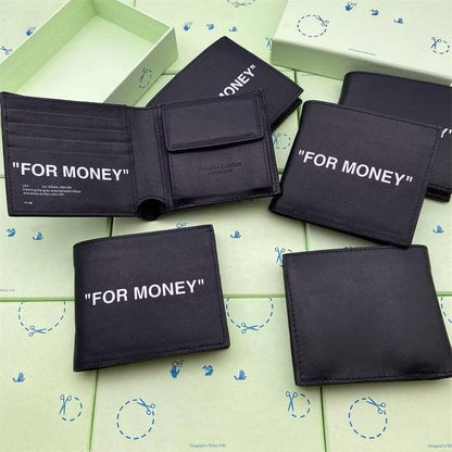 [New] Off White "For Money" Wallet