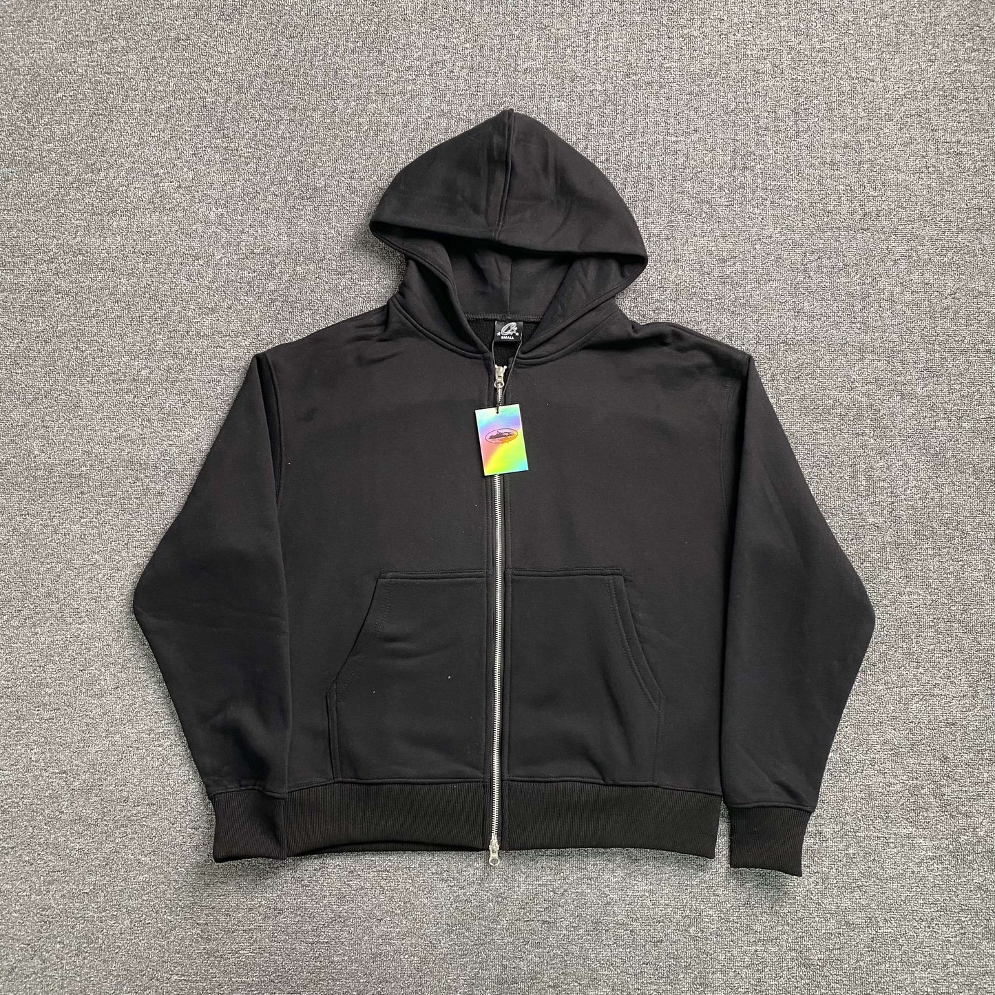 [New] Corteiz Big Logo Zip Up Hoodie