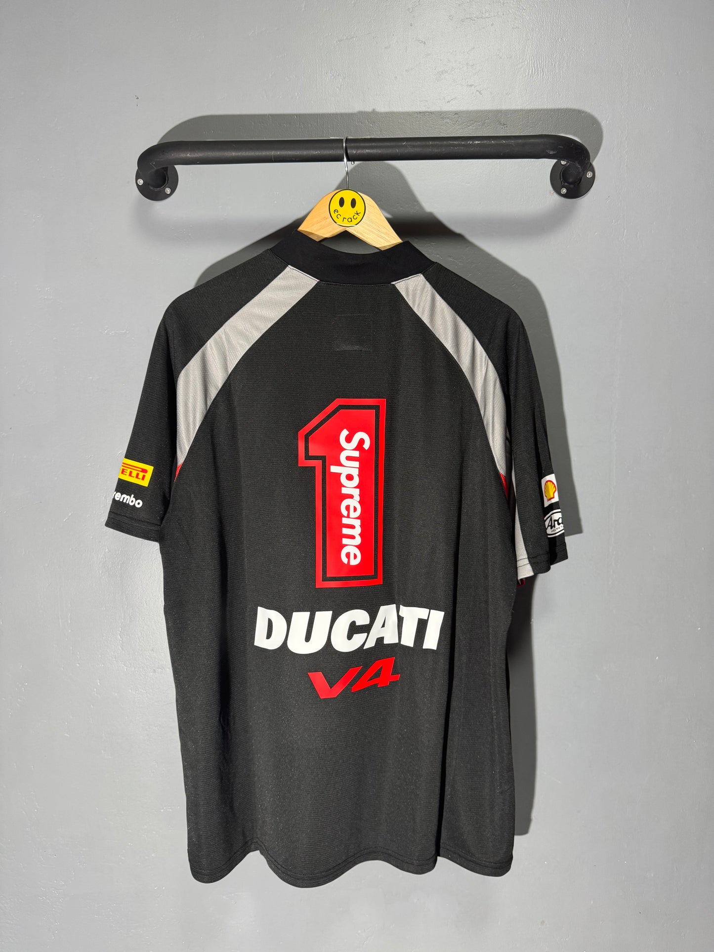 [New] Supreme x Ducati Soccer Jersey Tee