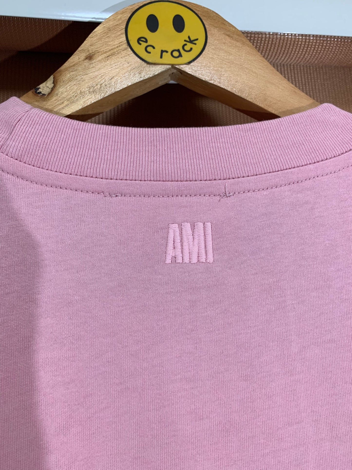 Ami Heart Logo Tee (Pink)