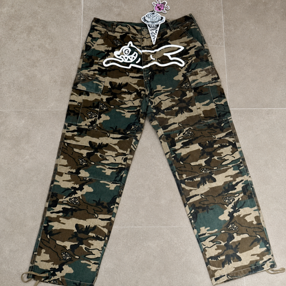 [New] Billionaire Boys Club BBC x IceCream Camou Cargo Pants