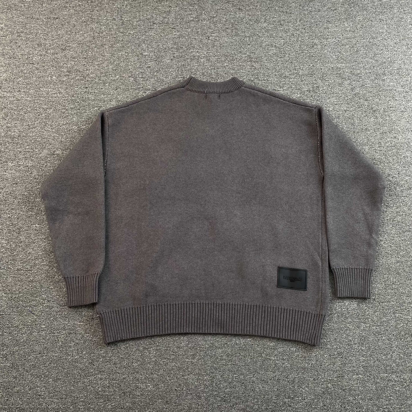[New] Welldone Logo Knit Sweater