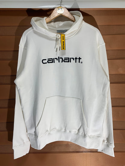 Carhartt Embroidered Logo Hoodie (White)