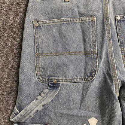 [New] Chrome Hearts Light Denim Double Knee Carpenter Shorts