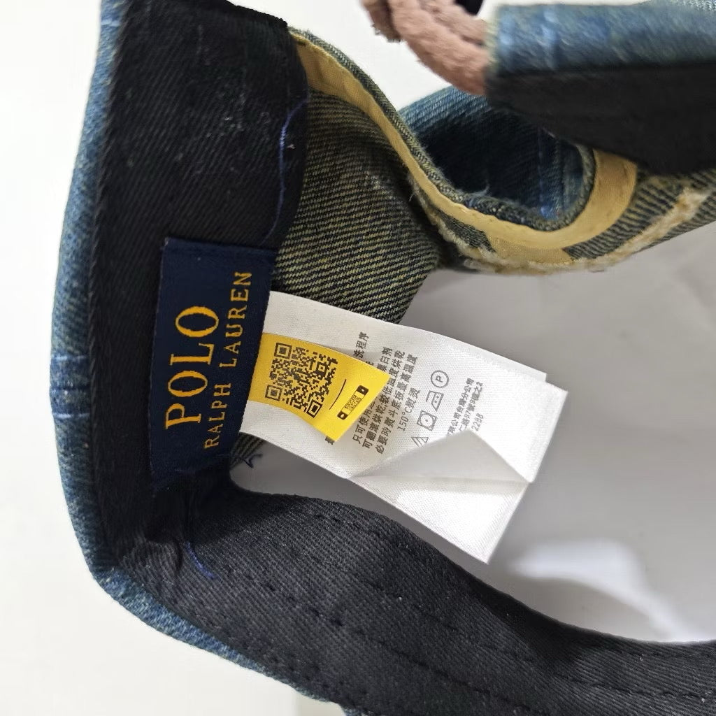 [New] Polo Ralph Lauren Bear Denim Cap