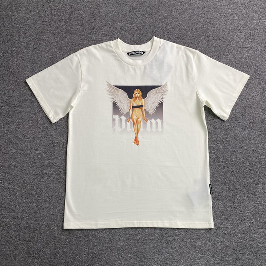 [New] Palm Angels Crystal Pin-up Tee