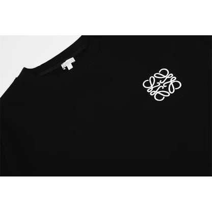 [New] Loewe Embroidered Logo Sweatshirt (Black)