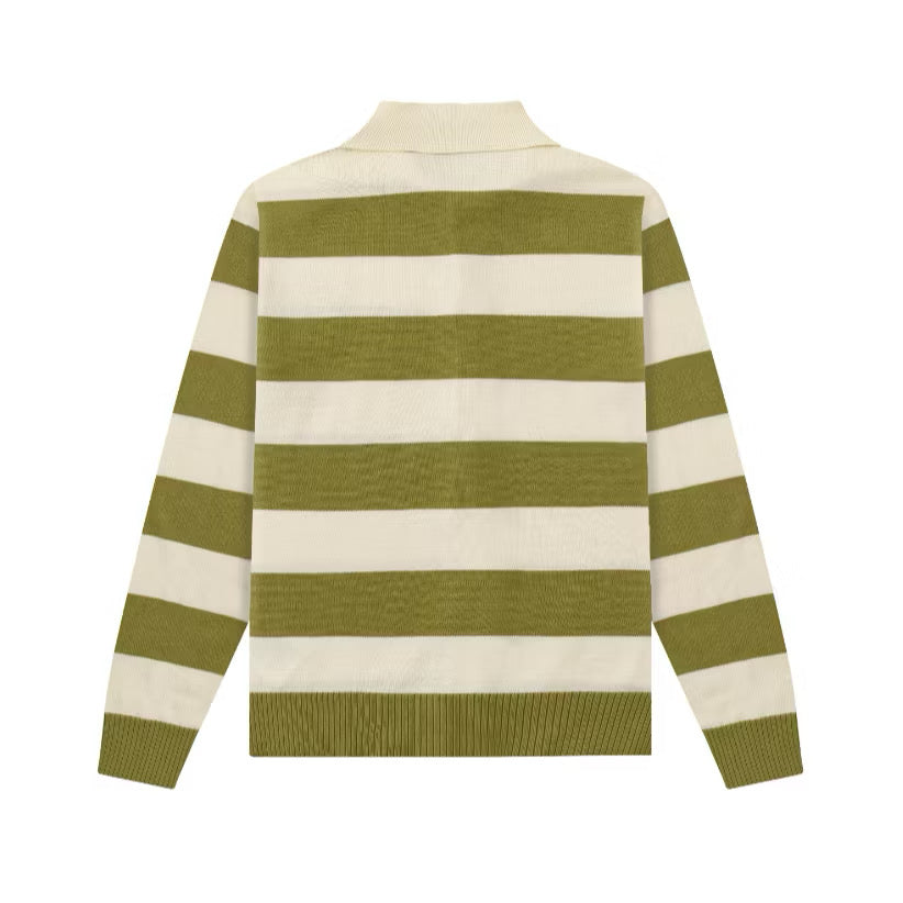 [New] Ami Paris Knitted Stripe Cardigan