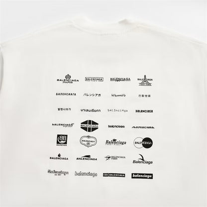 [New] Balenciaga Archive Logo Tee
