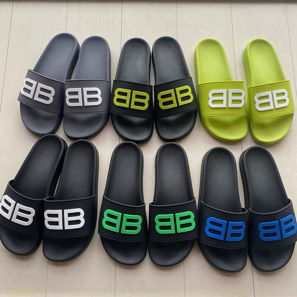 [New] Balenciaga 'BB' Slides – EC RACK