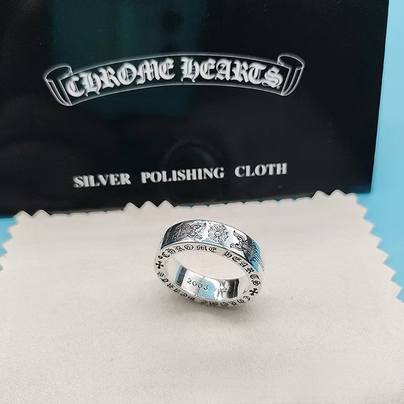 [New] Chrome Hearts Silver Ring