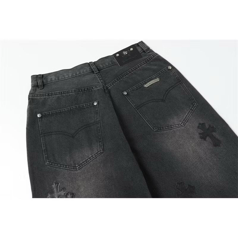 New] Chrome Hearts Cross Pants (Black)