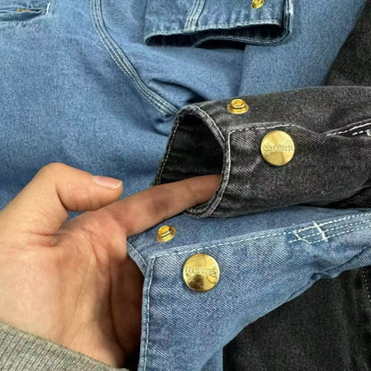 [New] Carhartt Detroit Zip Up Denim  Jacket