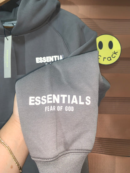 Essentials Side Logo Hoodie (Gray)