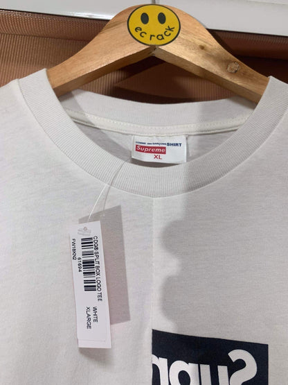 Supr3me x CDG Split Box Logo Tee