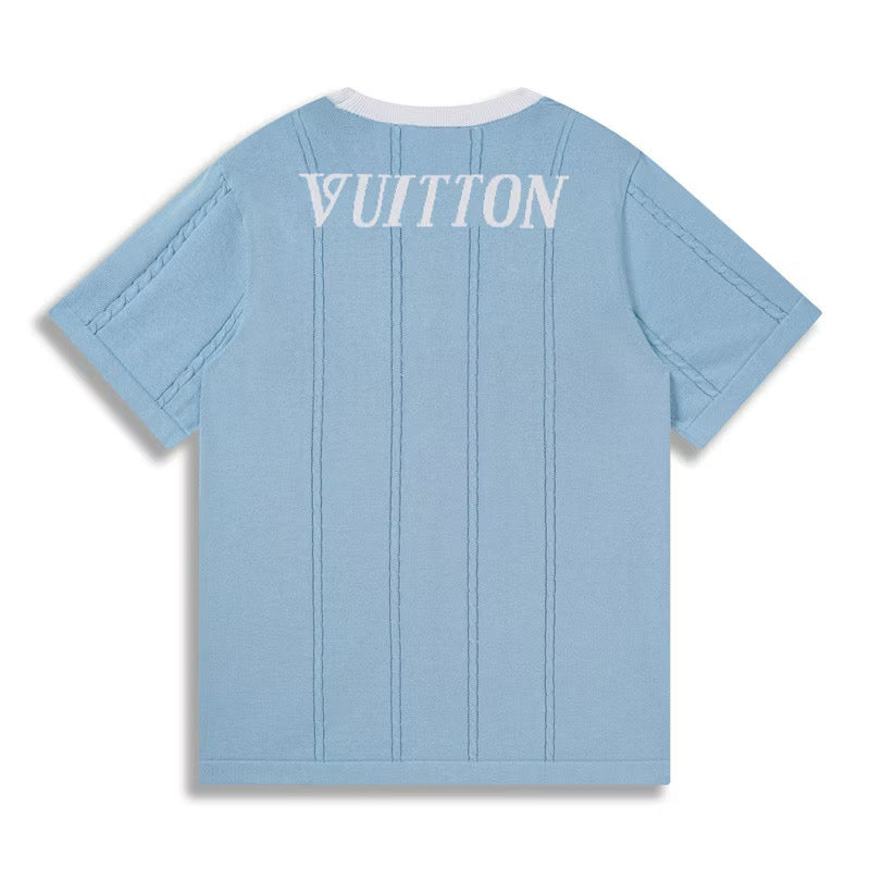 [New] Louis Vuitton Intarsia Knit Stripes Tee