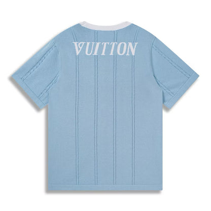 [New] Louis Vuitton Intarsia Knit Stripes Tee
