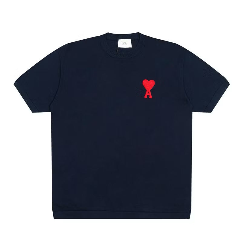 [New] Ami Heart Logo Knitted Tee
