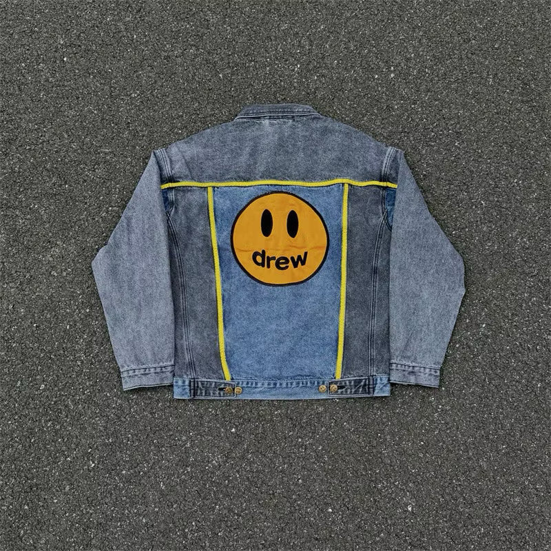 [New] Drew House Mascot Trucker Denim Jacket