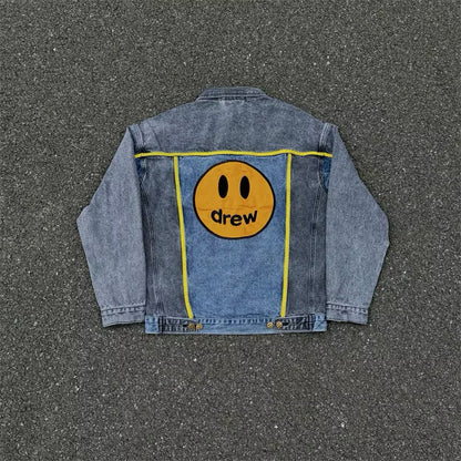 [New] Drew House Mascot Trucker Denim Jacket