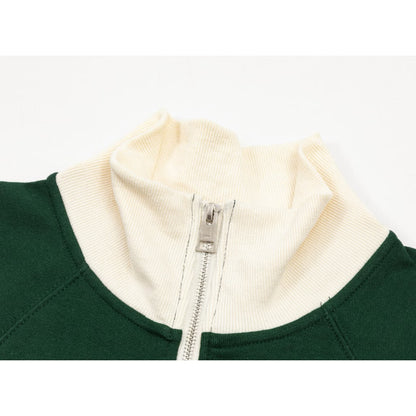 [New] Ami Zipped Cotton Sweatshirt