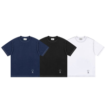 [New] Ami Paris Topstitching Tee