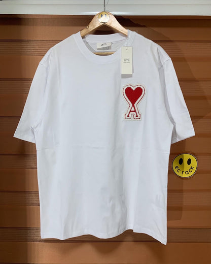 Ami Heart Logo Tee (White)